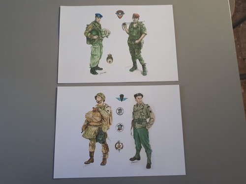 Affiches parachutistes du - affiches, :